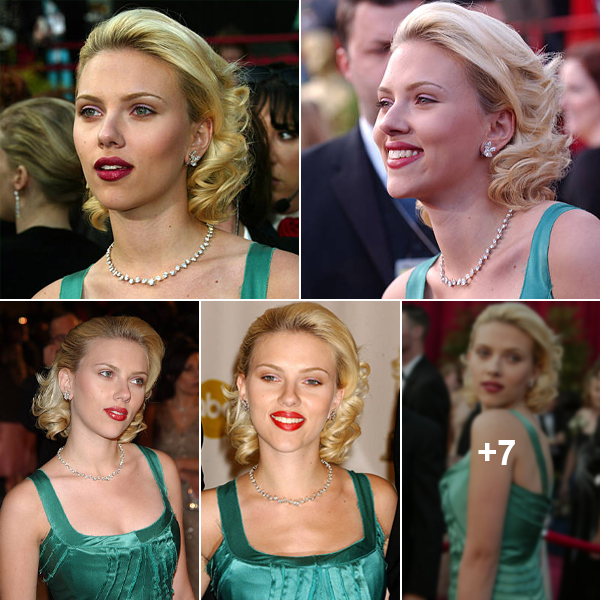 Scarlett Johansson’s Seductive Shoulders At The 76th Annual Academy Awards